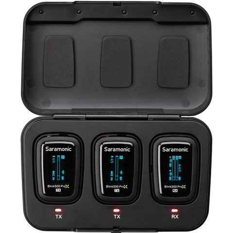 Blink 500 ProX B2 2-Person Digital Camera-Mount Wireless Omni Lavalier Microphone System (Black, 2.4 GHz) Image 3