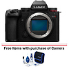 Lumix DC-S5 II Mirrorless Digital Camera Body (Black) with Lumix S 85mm f/1.8 Lens Thumbnail 9