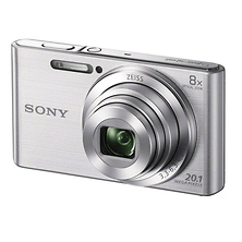 DSC-W830 20.1-Megapixel Pont & Shoot Digital Camera - Silver - Pre-Owned Image 0