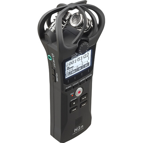 H1n-VP Portable Handy Recorder with Windscreen, AC Adapter, USB Cable and Case (Black) Image 3