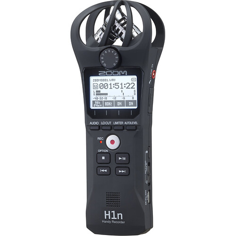 H1n-VP Portable Handy Recorder with Windscreen, AC Adapter, USB Cable and Case (Black) Image 2