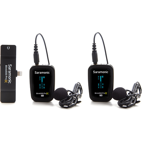 Blink 500 ProX B4 Two-Person Digital Wireless Lavalier Microphone System with Lightning Connector (2.4 GHz) Image 0
