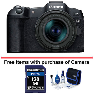 EOS R8 Mirrorless Digital Camera with 24-50mm Lens