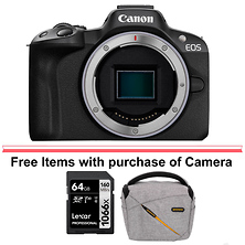 EOS R50 Mirrorless Digital Camera Body (Black) Image 0