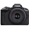 EOS R50 Mirrorless Digital Camera with 18-45mm Lens (Black) Thumbnail 0