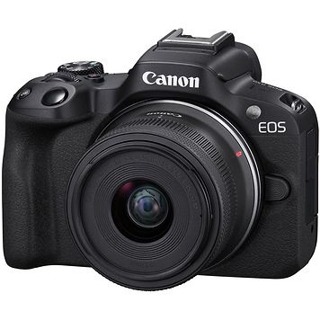 EOS R50 Mirrorless Digital Camera with 18-45mm Lens (Black)