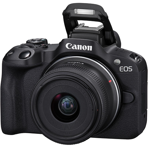 EOS R50 Mirrorless Digital Camera with 18-45mm Lens (Black) Image 2