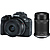 EOS R50 Mirrorless Digital Camera with 18-45mm and 55-210mm Lens (Black)