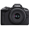 EOS R50 Mirrorless Digital Camera with 18-45mm and 55-210mm Lens (Black) Thumbnail 3