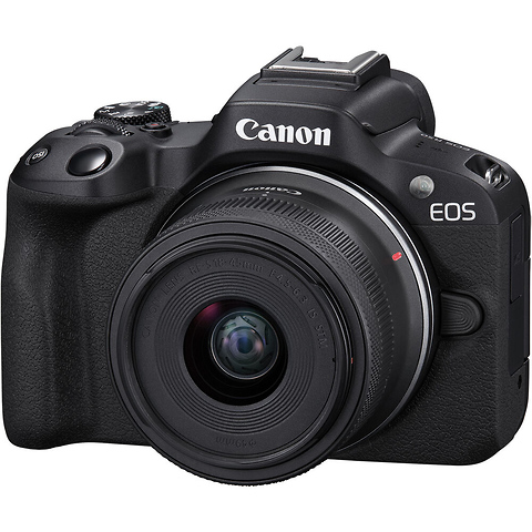 EOS R50 Mirrorless Digital Camera with 18-45mm and 55-210mm Lens (Black) Image 2