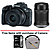 EOS R50 Mirrorless Digital Camera with 18-45mm and 55-210mm Lens (Black)