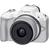 EOS R50 Mirrorless Digital Camera with 18-45mm Lens (White) Thumbnail 1