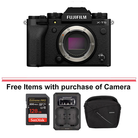 X-T5 Mirrorless Digital Camera Body (Black) Image 0