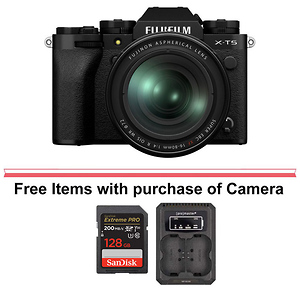 X-T5 Mirrorless Digital Camera with 16-80mm Lens (Black)