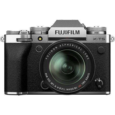 X-T5 Mirrorless Digital Camera with 18-55mm Lens (Silver) Image 0