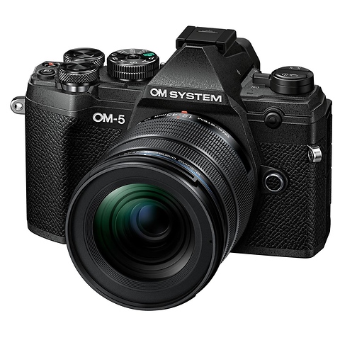 OM System OM-5 Mirrorless Micro Four Thirds Digital Camera with 12-45mm f/4 PRO Lens (Black) Image 1