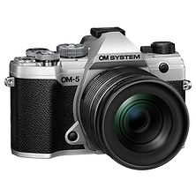 OM-5 Mirrorless Micro Four Thirds Digital Camera with 12-45mm f/4 PRO Lens (Silver) Image 0