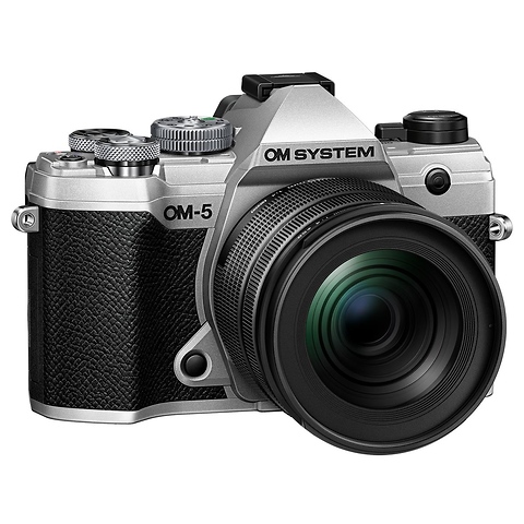 OM System OM-5 Mirrorless Micro Four Thirds Digital Camera with 12-45mm f/4 PRO Lens (Silver) Image 1