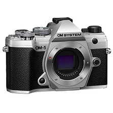 OM-5 Mirrorless Micro Four Thirds Digital Camera Body (Silver) Image 0