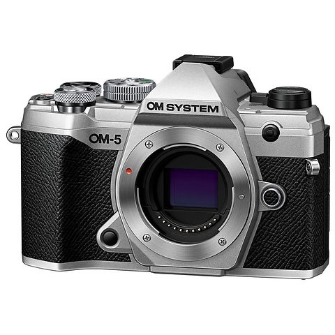 OM System OM-5 Mirrorless Micro Four Thirds Digital Camera Body (Silver) Image 1