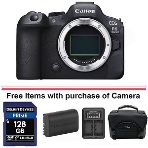 EOS R6 Mark II Mirrorless Digital Camera Body with Stop Motion Animation Firmware