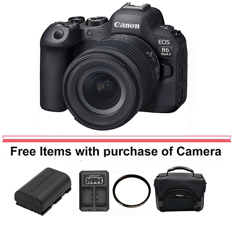 EOS R6 Mark II Mirrorless Digital Camera with 24-105mm f/4-7.1 Lens Image 0