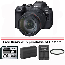 EOS R6 Mark II Mirrorless Digital Camera with 24-105mm f/4 Lens Image 0