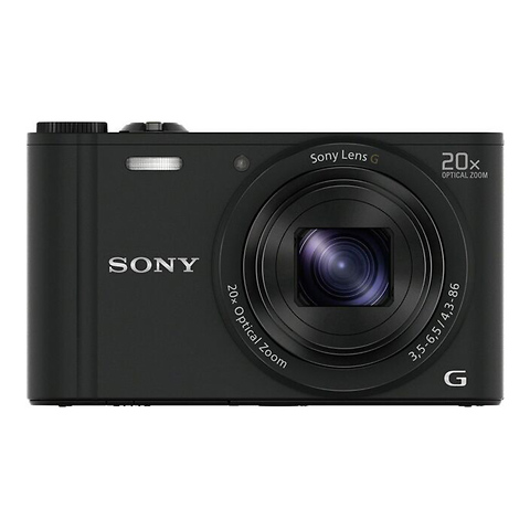 Cyber-Shot WX350 18.2MP Digital Camera - Black  Pre-Owned Image 0