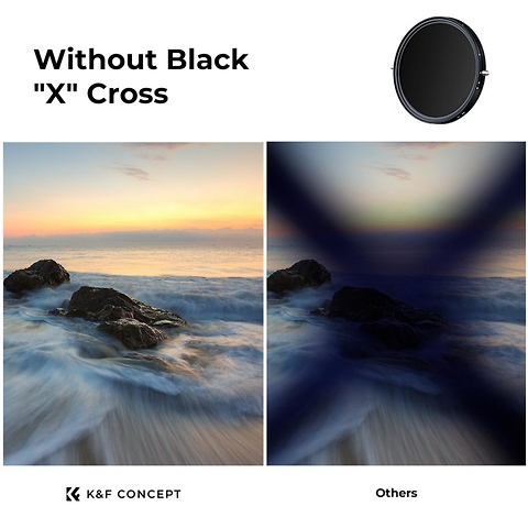 K&F Concept 72mm Nano-X Circular Polarizer & Fader ND HD - Pre-Owned Image 2