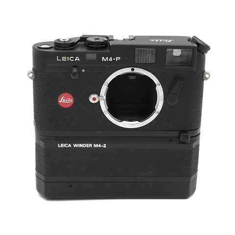 M4-P Rangefinder Film Camera Body with M4-2 Winder Black - Pre-Owned Image 0