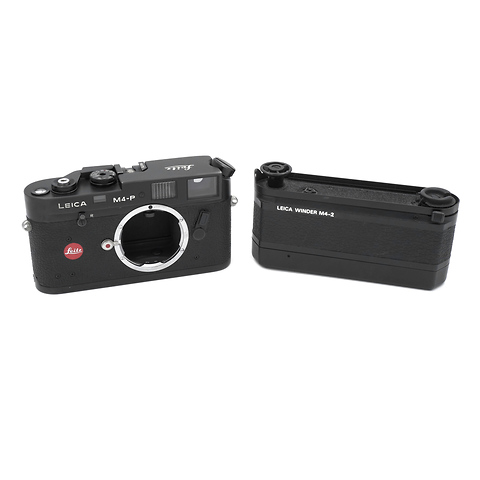 M4-P Rangefinder Film Camera Body with M4-2 Winder Black - Pre-Owned Image 2