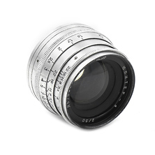 Jupiter-8 Screw in M39 50mm f/2.0  Lens Chrome - Pre-Owned Image 0