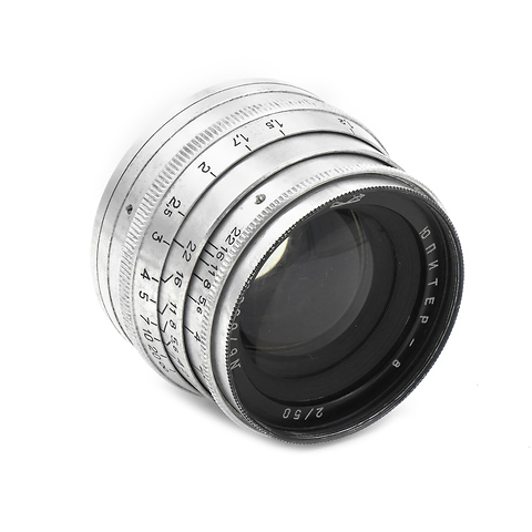 Jupiter-8 Screw in M39 50mm f/2.0  Lens Chrome - Pre-Owned Image 0