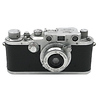 IIIb Rangefinder camera with Elmar 35mm f/3.5 Lens Kit, Chrome - Pre-Owned Thumbnail 0