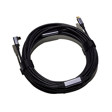 32.8 ft. Right Angle USB-C to USB-C Directional Tether Cable (Silver) Image 0