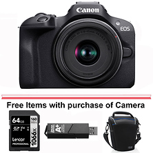 EOS R100 Mirrorless Digital Camera with 18-45mm Lens Image 0