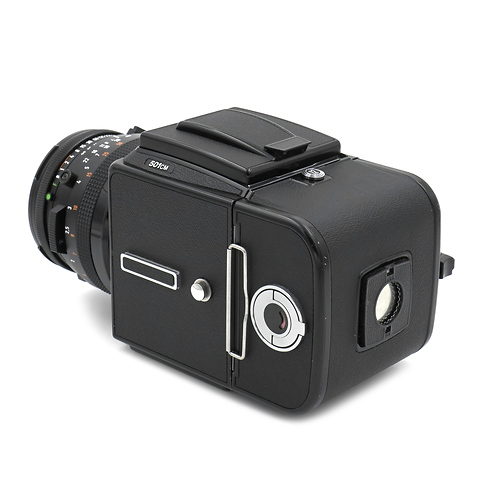 501CM Body w/ Planar 100mm f/3.5 CF Lens & A12 Back Kit, Black - Pre-Owned Image 1