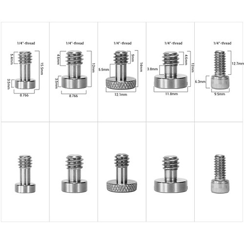 Screw Set for Camera Accessories Image 4