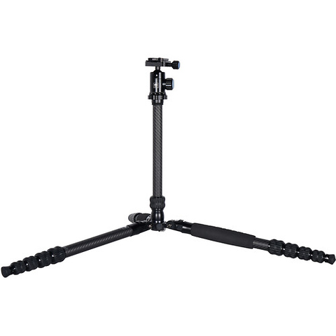 T-1205 Carbon Fiber Travel Tripod with E-10 Ball Head Image 2