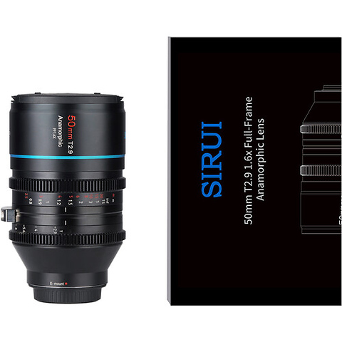 50mm T2.9 Full Frame 1.6x Anamorphic Lens for Sony E Image 6