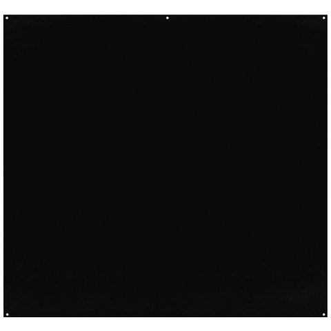 8 x 8 ft. Wrinkle-Resistant Backdrop (Rich Black) Image 0