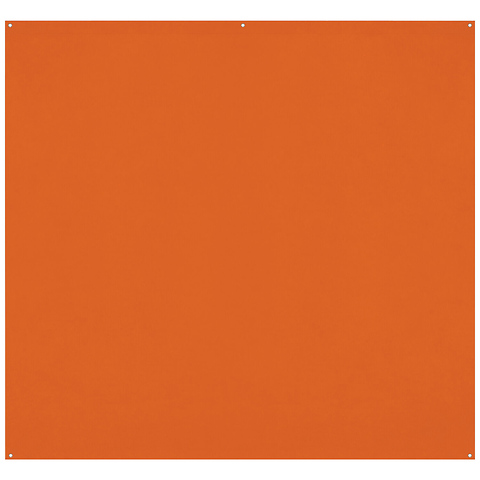 8 x 8 ft. Wrinkle-Resistant Backdrop (Tiger Orange) Image 0