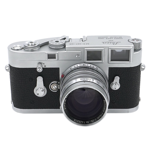 Rare M3 Body SS ST w/ Summarit 5cm f/1.5 Lens Collectible Kit Chrome - Pre-Owned Image 0