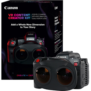EOS R5 C VR Creator Kit with RF 5.2mm f/2.8 Dual Fisheye Lens