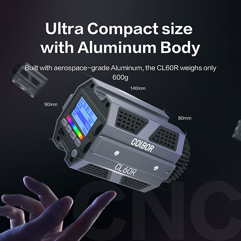 COLBOR CL60R RGB COB LED Monolight Image 11