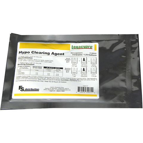 Hypo Clearing Agent Powder (Makes 1.25 gal) Image 0