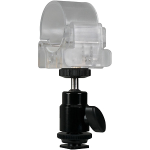 Pavotube Transparent Polycarbonate Clip and Mini Ball Head with Hot Shoe Adapter