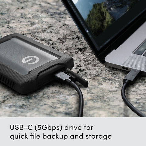 5TB G-DRIVE ArmorATD USB-C 3.2 Gen 1 External Hard Drive Image 4