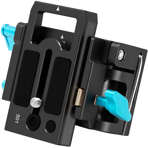 15mm ARRI-Standard Baseplate for BMPCC 4K/6K Cage (Raven Black) Image 3