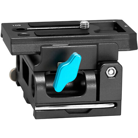 15mm ARRI-Standard Baseplate for BMPCC 4K/6K Cage (Raven Black) Image 5